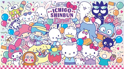 ボード「2019 いちご新聞 Sanrio Japan Strawberry News Wallpaper」のピン