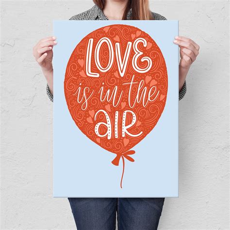 Metal poster Love is in the air SteelPoster