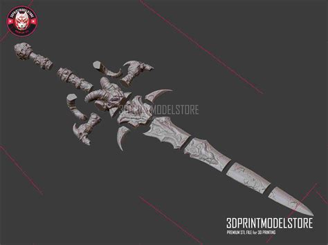 Frostmourne Lich King Sword Warcraft Cosplay Weapon | 3D models ...