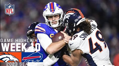 Denver Broncos vs. Buffalo Bills | 2023 Week 10 Game Highlights - YouTube