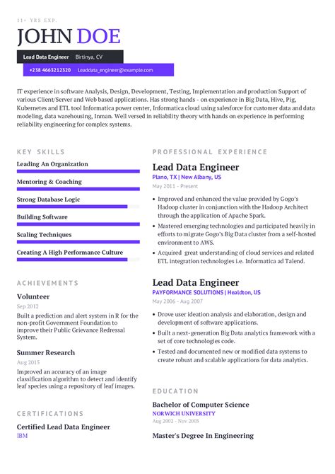 Ai Resume Template Free Designed By A Team Of Job Search Experts ...