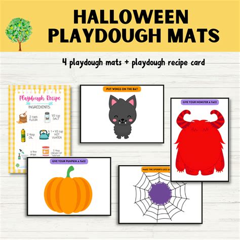 HALLOWEEN PLAYDOUGH MATS - Kathy Laskowski | Hotmart