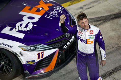 "I beat your favorite driver": Denny Hamlin taunts fans for booing him ...