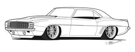 Chevy Car Coloring Pages