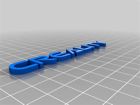 Creality Logo by goffipl 3d model