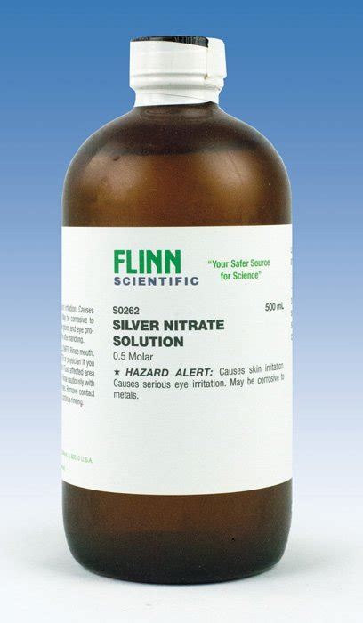 Flinn Chemicals, Silver Nitrate Solution