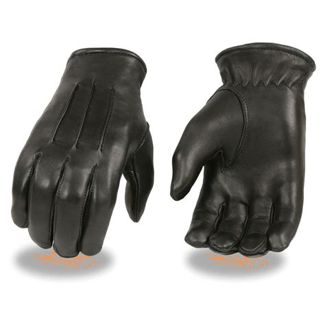 Milwaukee Leather SH865 Men's Black Welted Deerskin Thermal Lined ...