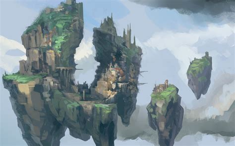 Pin on Animation: Digital Landscape Paintings