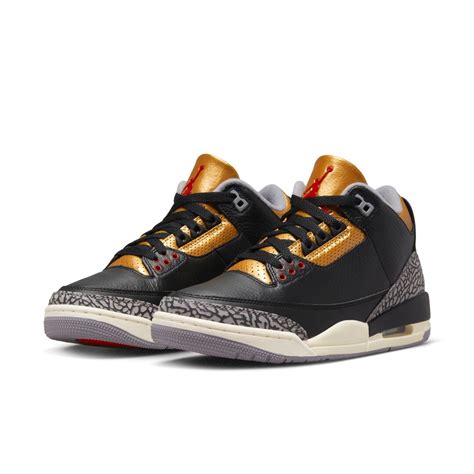 Air Jordan 3 "Black Cement Gold" | Raffle List