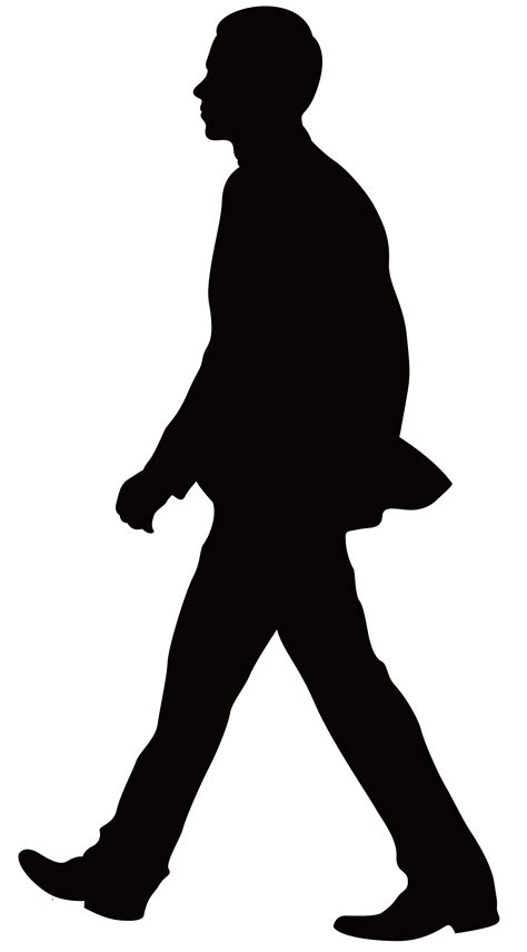 Silhouette Download - Man silhouette png download - 2657*4801 - Free ...