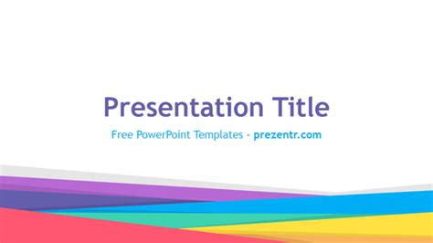 Free Colorful PowerPoint Template - Prezentr PowerPoint Templates