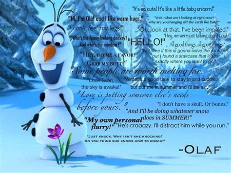 Olaf Quotes Frozen. QuotesGram