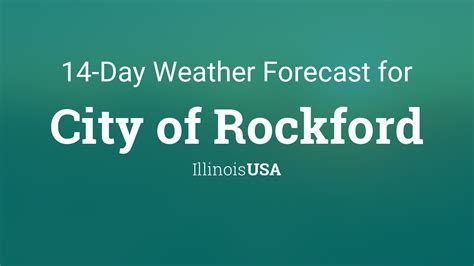 City of Rockford, Illinois, USA 14 day weather forecast