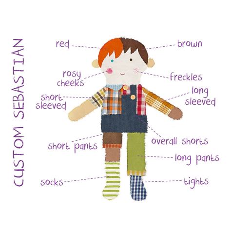 Custom Boy Doll Custom Rag Doll Personalized Doll for Boys Keepsake Boy ...