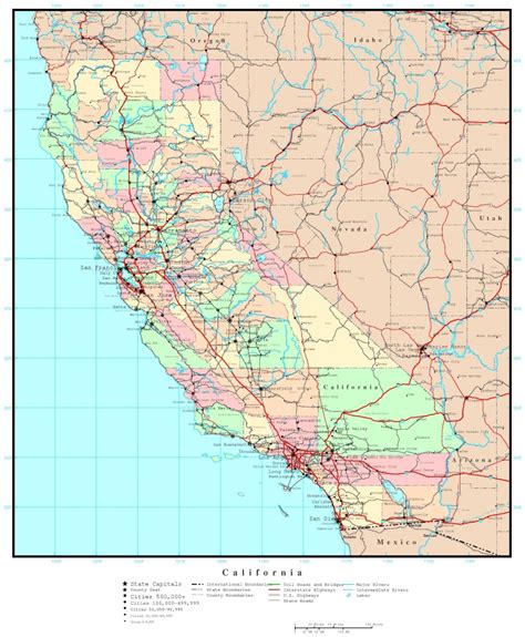 Map Of Northern California Counties And Cities - Printable Maps