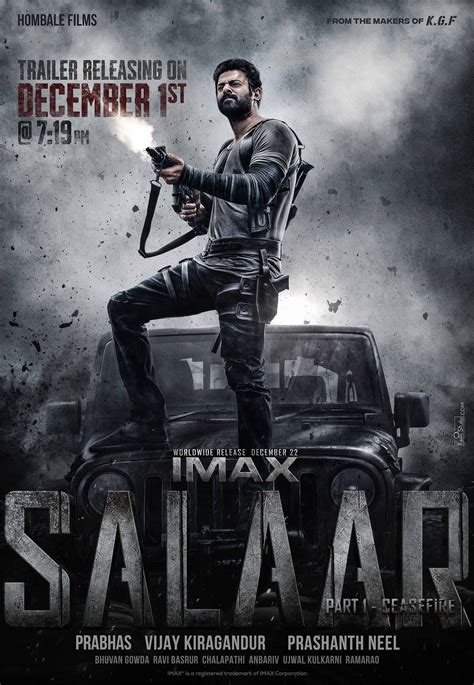 Salaar Poster Reveals Trailer Date