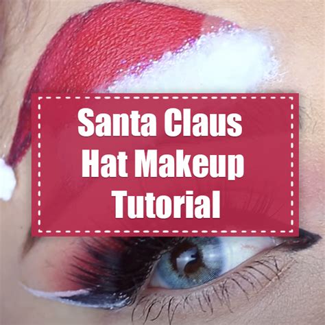 Santa Claus Hat Makeup Tutorial