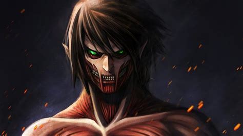 Attack On Titan Wallpaper Eren Titan Form - Anime Daily Wallpaper