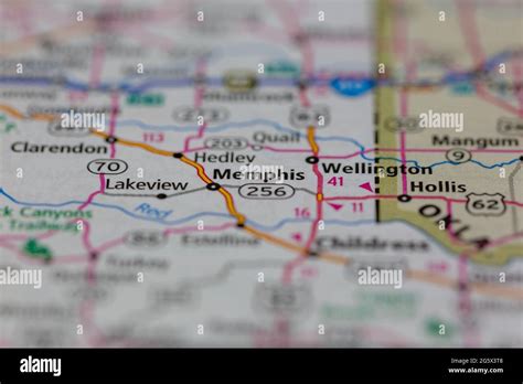 Memphis texas map hi-res stock photography and images - Alamy