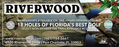 18 Holes Of Florida's Best Golf, Riverwood Golf Course, Port Charlotte, FL