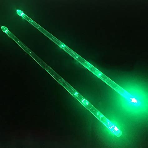 Light Up Drumsticks, Color Changing, Glow in The Dark, 1Pair 5A Drum ...