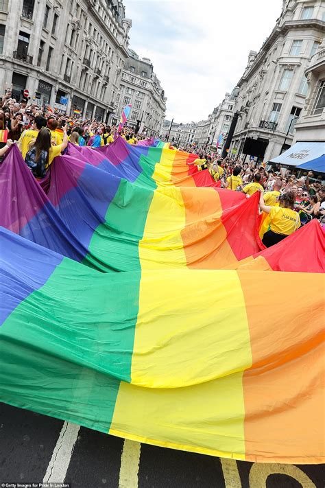 Thousands transform London into a rainbow of colour for city's largest ...