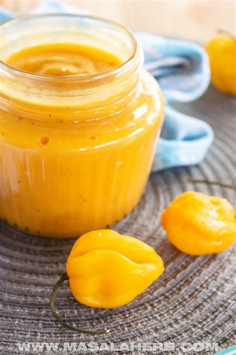 HOT Mango Habanero Sauce Recipe [DIY] | Masala Herb