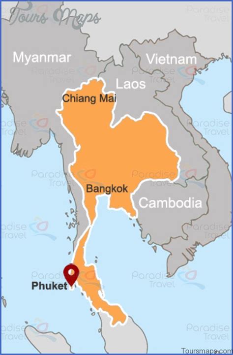 Phuket Map and Travel Guide - ToursMaps.com