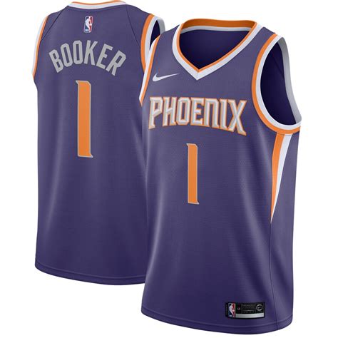 Nike Devin Booker Phoenix Suns Purple Swingman Jersey - Icon Edition