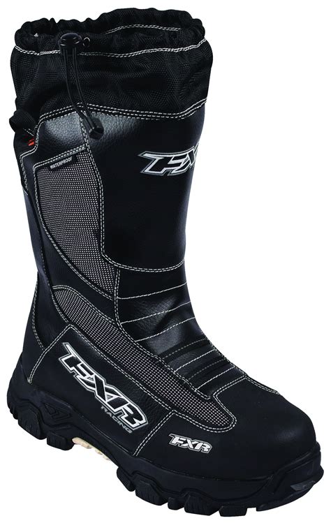 FXR Mens Black/White Excursion Snowmobile Boots Snow Snocross 2017 | eBay