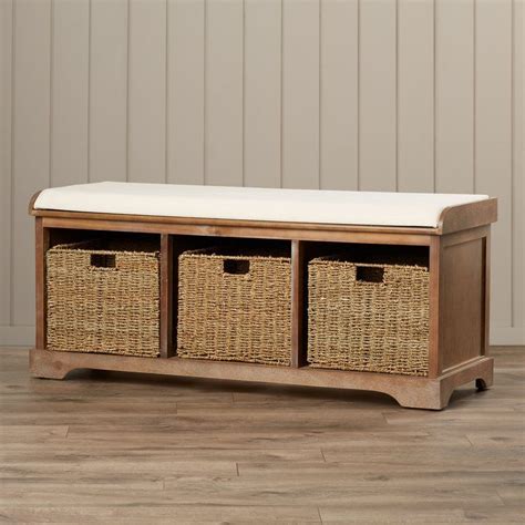 Seminole Wood Storage Bench Diy Storage Bench Seat, Upholstered Storage ...