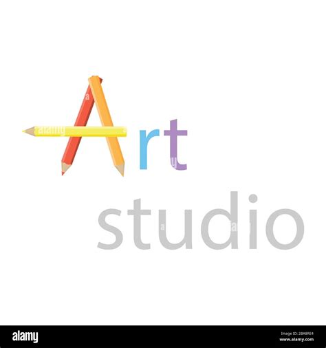 Art studio logo design element vector. Creative workshop Stock Vector ...