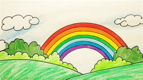 Rainbow Drawing For Kids