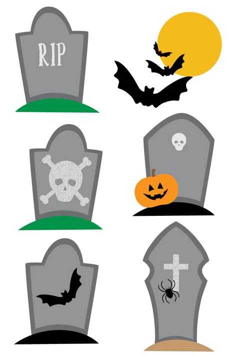 Graveyard Clipart Spooky Graveyard - Cemetery Clipart Halloween - Clip ...