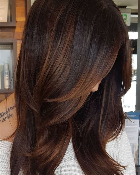 60 Hairstyles Featuring Dark Brown Hair with Highlights | Kleur haar ...