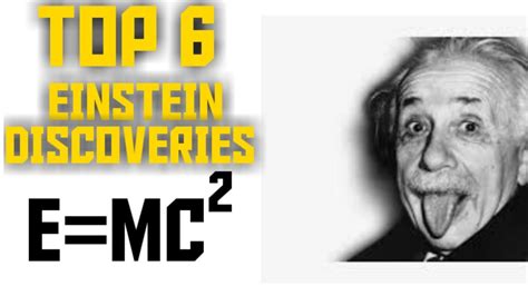 Top 6 Discoveries By Albert Einstein || The Great Theories By Einstein ...