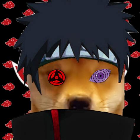 Download Anime Meme PFP Shiba Dog Naruto Akatsuki Wallpaper ...