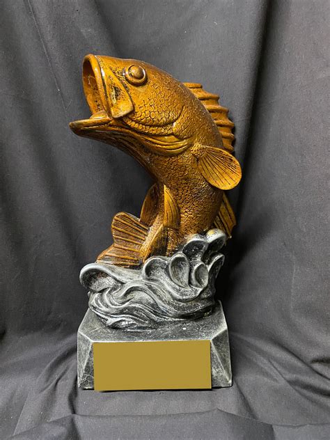 Fish Trophy 11.75 Resin | Etsy