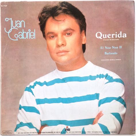 Juan Gabriel – Querida (Version Re-Mezclada) (1984, Vinyl) - Discogs