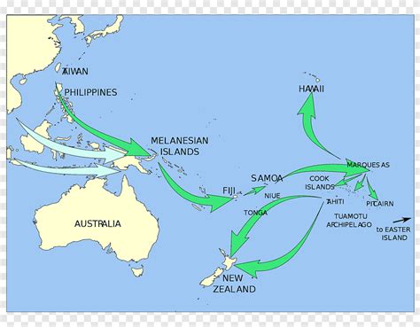 Polynésiens Langues austronésiennes Peuples austronésiens Carte, map ...