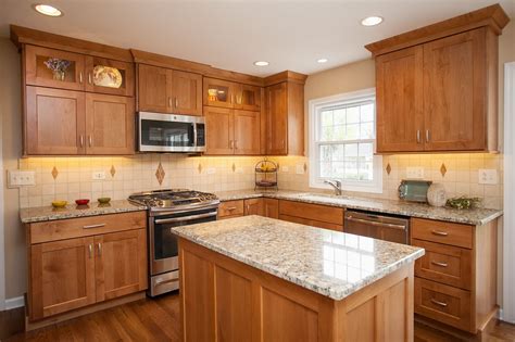 countertop ideas for light oak cabinets Pin by Terrie DeSalvo on Home ...