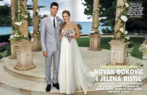 Novak Djokovic Jelena Ristic Wedding Picturess | Lipstick Alley