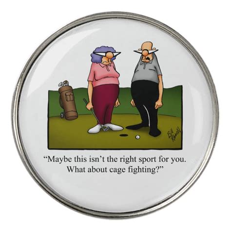 Funny Golf Humor Golf Ball Markers | Zazzle