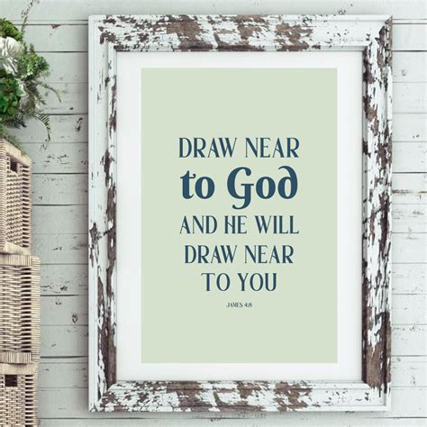 Draw near to God – My Word Art