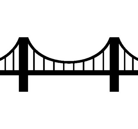 Download High Quality bridge clipart outline Transparent PNG Images ...