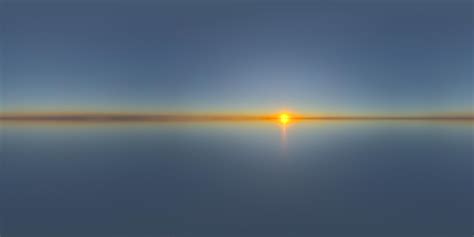 Clear Sunset Sky Dome • HDRI Haven