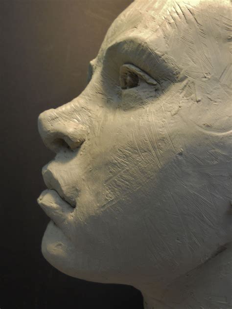 face...sculpted with chopstick | Sculpture techniques, Ceramic ...