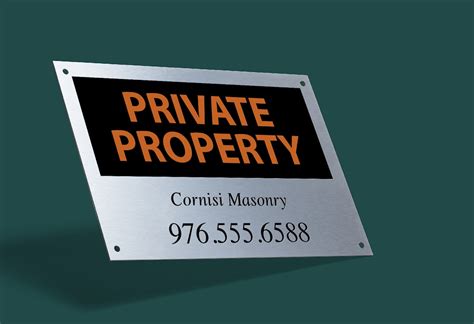 Custom Metal Signs, Personalized Aluminum Signs | VistaPrint