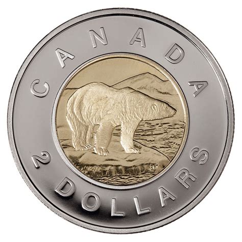 2009 Canadian $2 Polar Bear Toonie Coin (Brilliant Uncirculated)