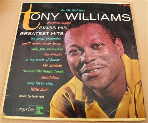 Tony Williams - Sings His Greatest Hits (1961, Vinyl) | Discogs